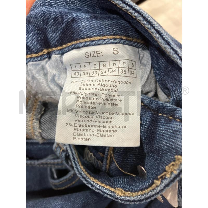 JEANS D IMIMY CARGO BLU ETICHETTA | Mercatino dell'Usato Roma eur 4