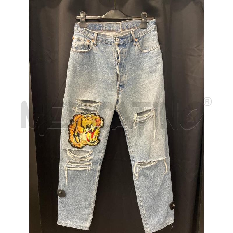 JEANS D LEVI'S 501 CUSTOM TOPPA TIGRE | Mercatino dell'Usato Roma eur 1