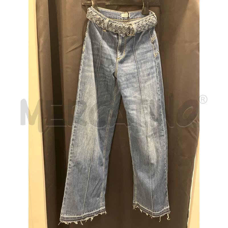 JEANS D LIUJO SLAVATO SCU + CINTA INTRECCIATA CARTELLINO | Mercatino dell'Usato Roma eur 1
