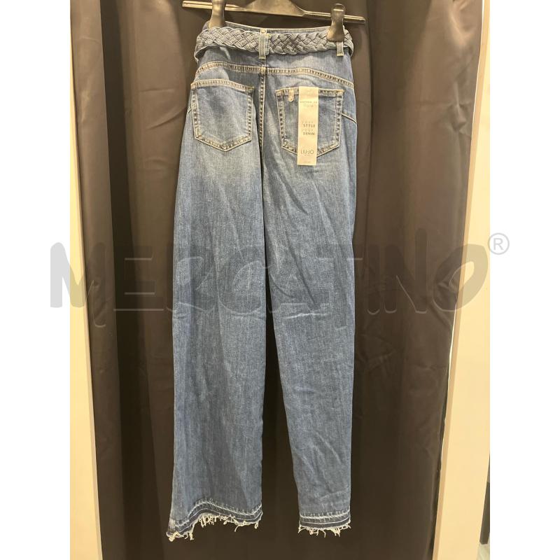 JEANS D LIUJO SLAVATO SCU + CINTA INTRECCIATA CARTELLINO | Mercatino dell'Usato Roma eur 3
