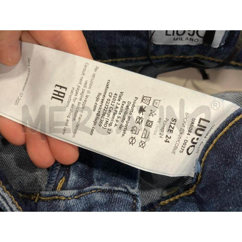 JEANS D LIUJO SLAVATO SCU + CINTA INTRECCIATA CARTELLINO | Mercatino dell'Usato Roma eur 4