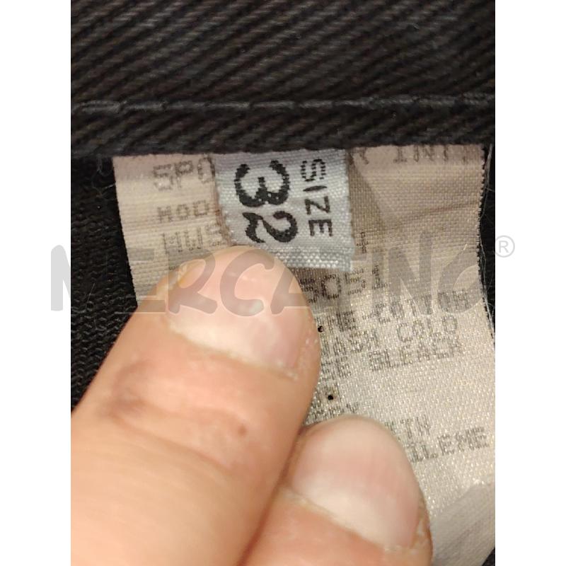 JEANS D MOSCHINO NERO VINTAGE | Mercatino dell'Usato Roma eur 3