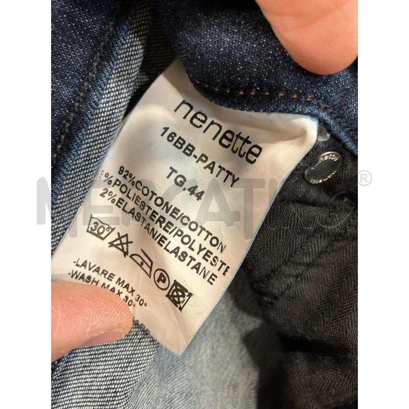 JEANS D NENETTE SKINNY BLU SCURO | Mercatino dell'Usato Roma eur 4