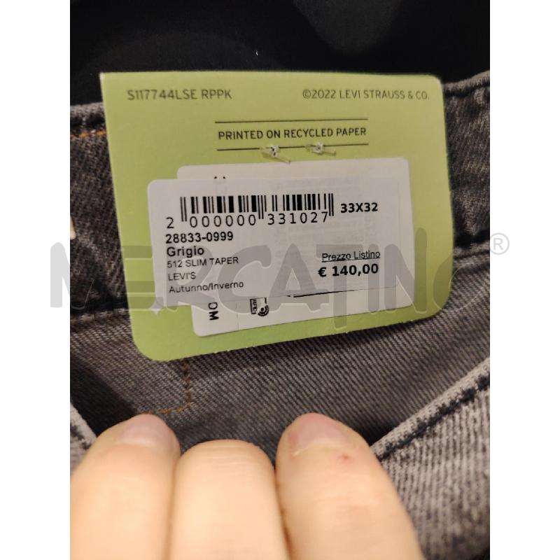 JEANS ULEVI'S DENIM ETICHETTA SLAVATO  | Mercatino dell'Usato Roma eur 2