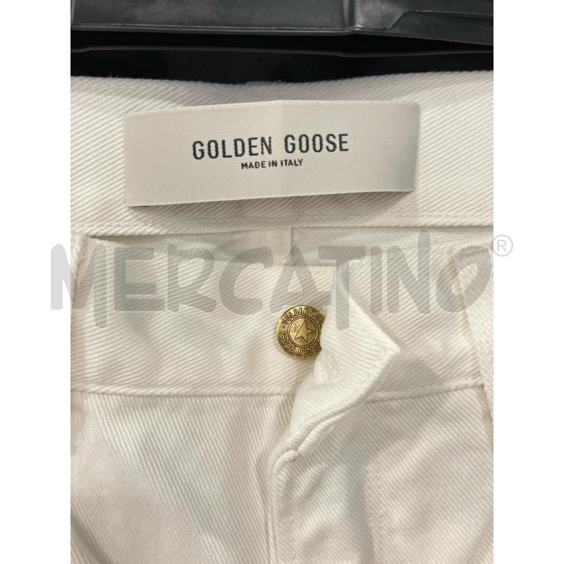 JEANS U GOLDEN GOOSE BIANCO  | Mercatino dell'Usato Roma eur 2