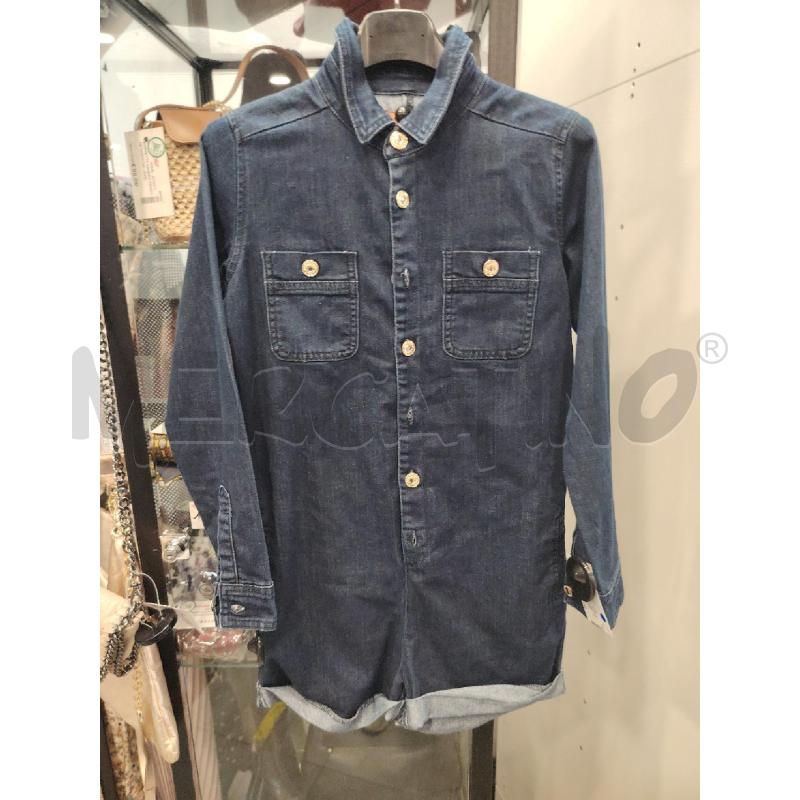 JUMPSUIT 7 FOR ALL MINKIND DENIM SCURO | Mercatino dell'Usato Roma eur 1