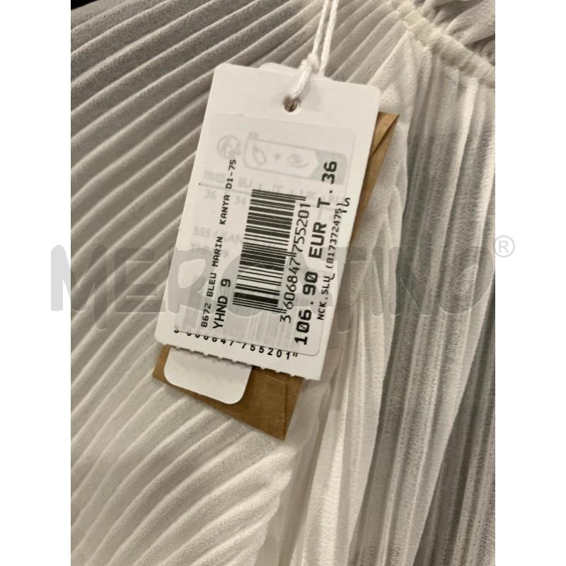 JUMPSUIT NAF NAF BLU SOPRA BIA PLISSE CARTELL  | Mercatino dell'Usato Roma eur 4