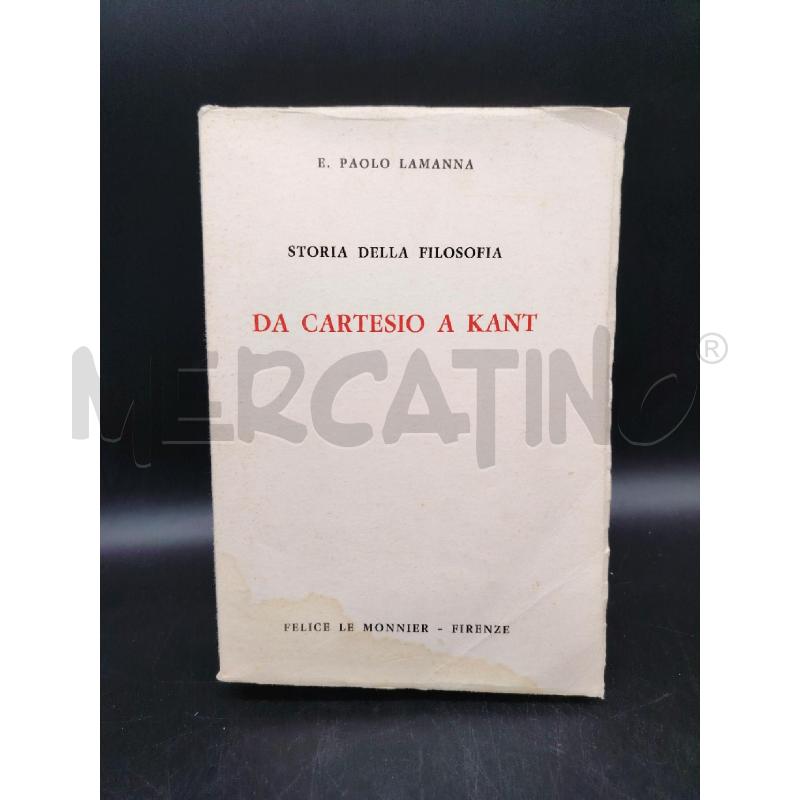 LAMANNA DA CARTESIO A KANT | Mercatino dell'Usato Roma eur 1