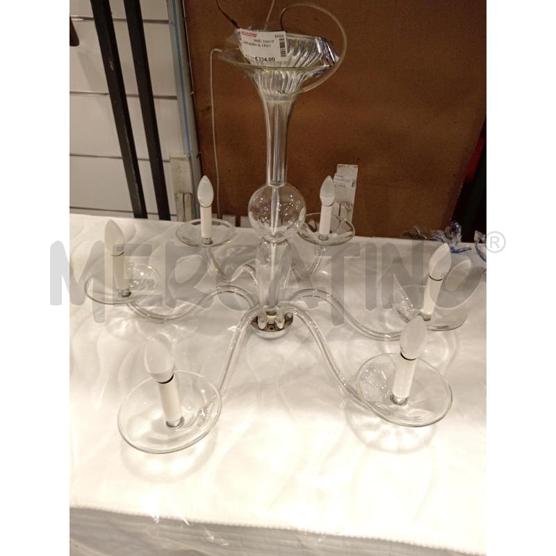 LAMPADARIO 6L CRIST | Mercatino dell'Usato Roma eur 1
