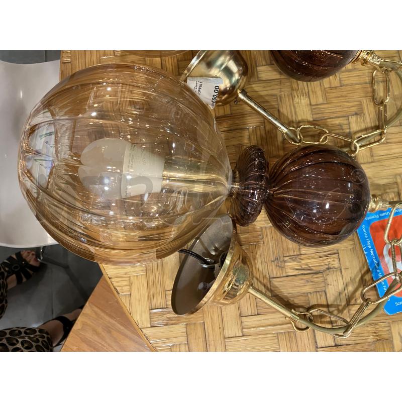 LAMPADARIO COPPIA MURANO  | Mercatino dell'Usato Roma eur 2