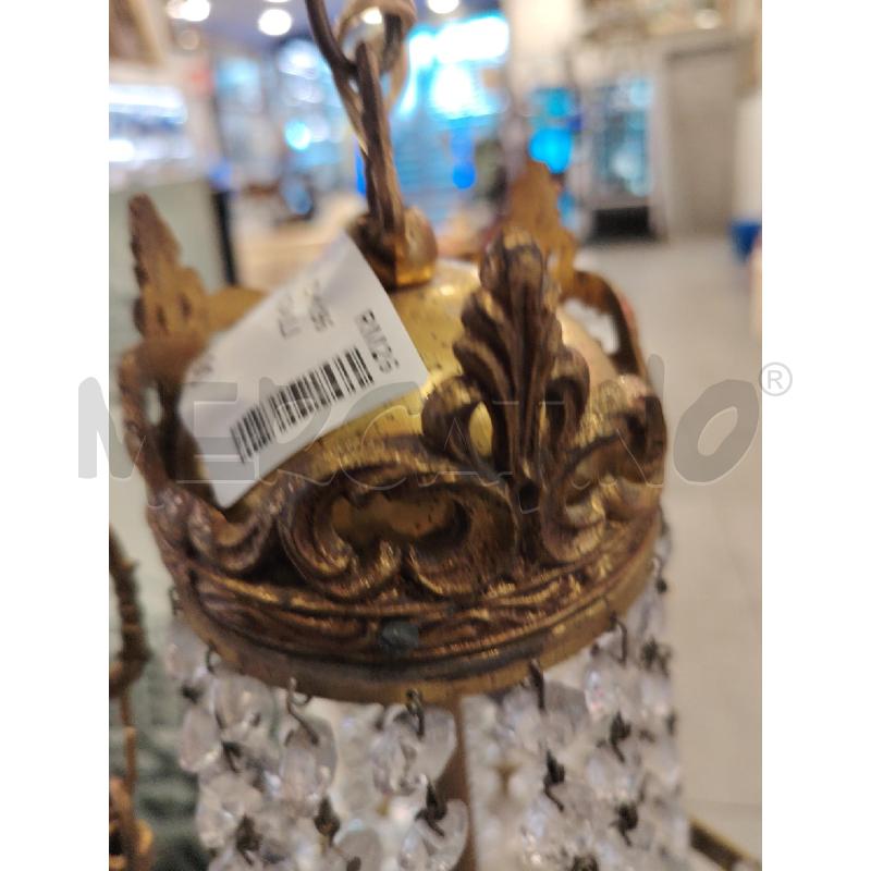 LAMPADARIO CRISTALLI STRUTT OTT | Mercatino dell'Usato Roma eur 2