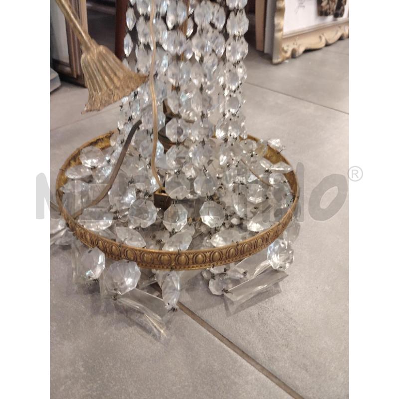 LAMPADARIO CRISTALLI STRUTT OTT | Mercatino dell'Usato Roma eur 3