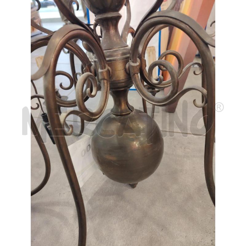LAMPADARIO FERRO 6 L | Mercatino dell'Usato Roma eur 2