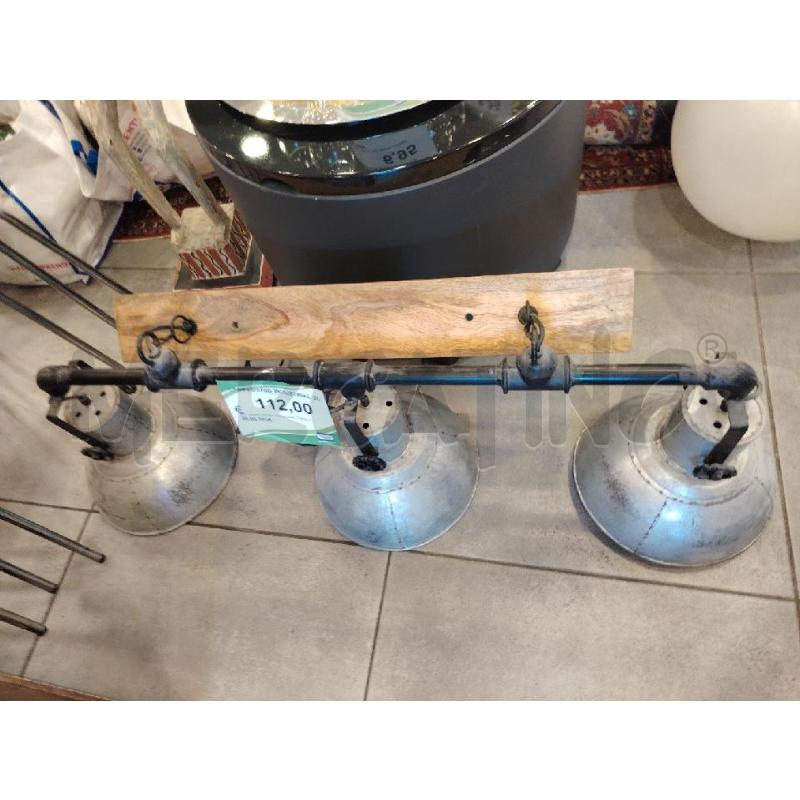 LAMPADARIO INDUSTRIAL 3L  | Mercatino dell'Usato Roma eur 3