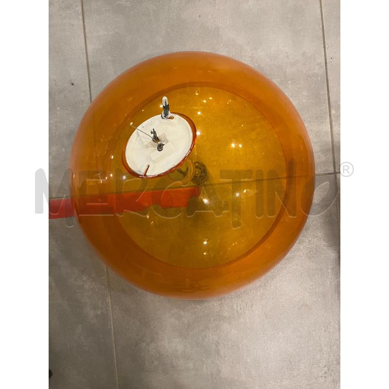 LAMPADARIO KARTELL ARANCIONE | Mercatino dell'Usato Roma eur 2