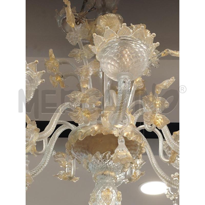 LAMPADARIO MURANO 6L  | Mercatino dell'Usato Roma eur 2