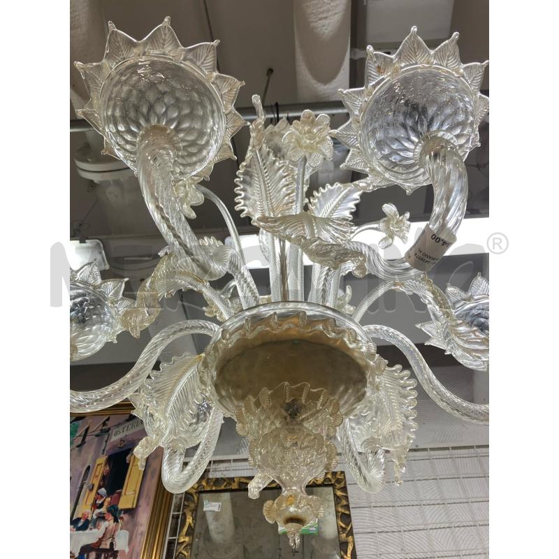 LAMPADARIO MURANO 6L | Mercatino dell'Usato Roma eur 3