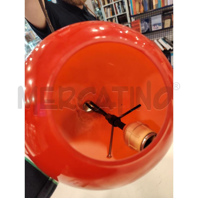 LAMPADARIO PALLA VET ROSSA | Mercatino dell'Usato Roma eur 3