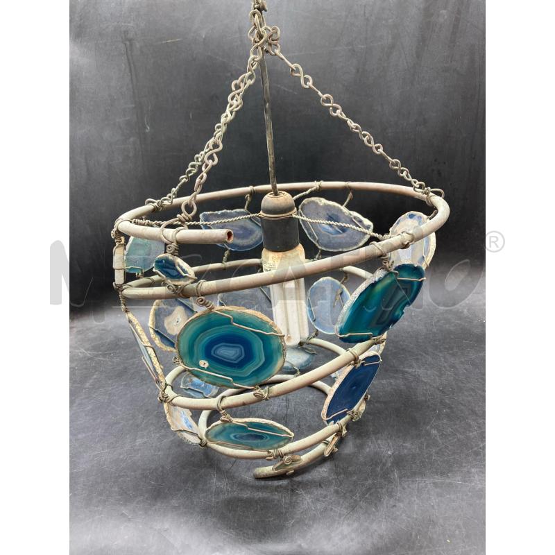 LAMPADARIO RAME AGATE | Mercatino dell'Usato Roma eur 1