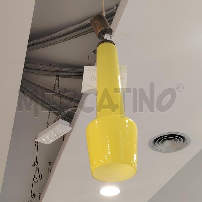 LAMPADARIO STILNOVO VET GIALLO | Mercatino dell'Usato Roma eur 3