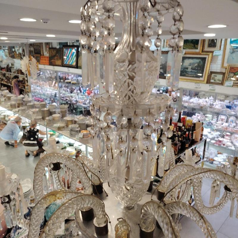 LAMPADARIO ST BACCARAT 12 LUCI | Mercatino dell'Usato Roma eur 3
