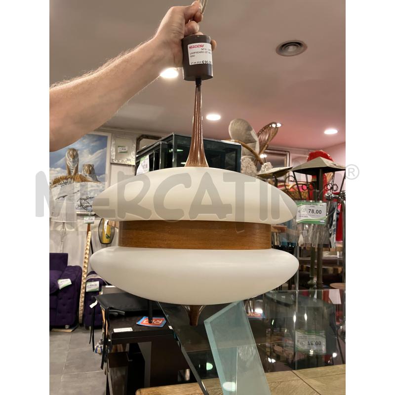 LAMPADARIO VET BIA LEGNO | Mercatino dell'Usato Roma eur 1