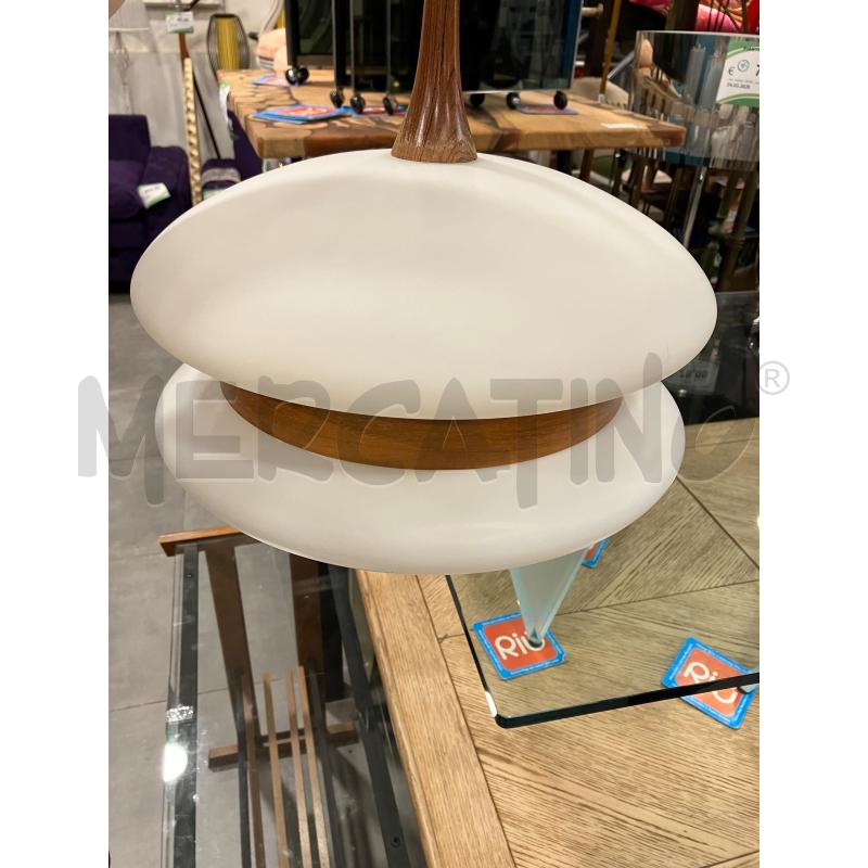 LAMPADARIO VET BIA LEGNO | Mercatino dell'Usato Roma eur 2