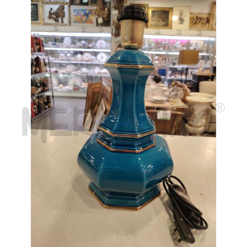LAMPADA CERMAICA ITALIANA TURCHESE  | Mercatino dell'Usato Roma eur 1