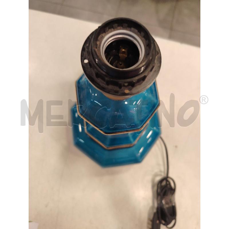 LAMPADA CERMAICA ITALIANA TURCHESE  | Mercatino dell'Usato Roma eur 3