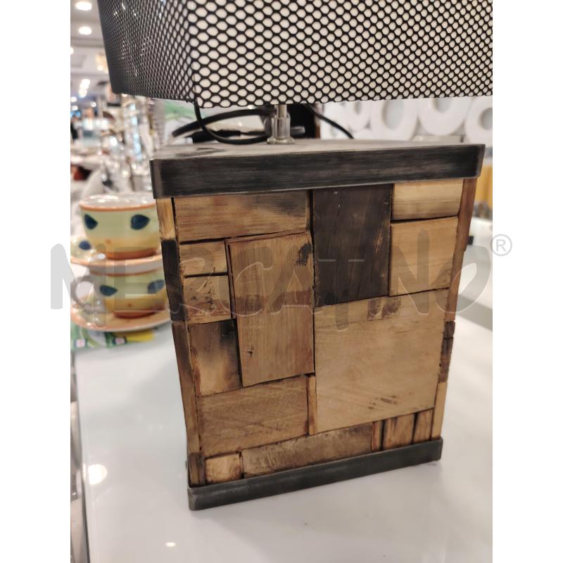 LAMPADA DA TAVOLO LEGNO  | Mercatino dell'Usato Roma eur 3
