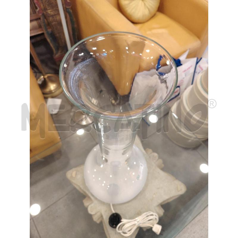 LAMPADA DA TERRA ANNI 70 VETRO BIA | Mercatino dell'Usato Roma eur 4