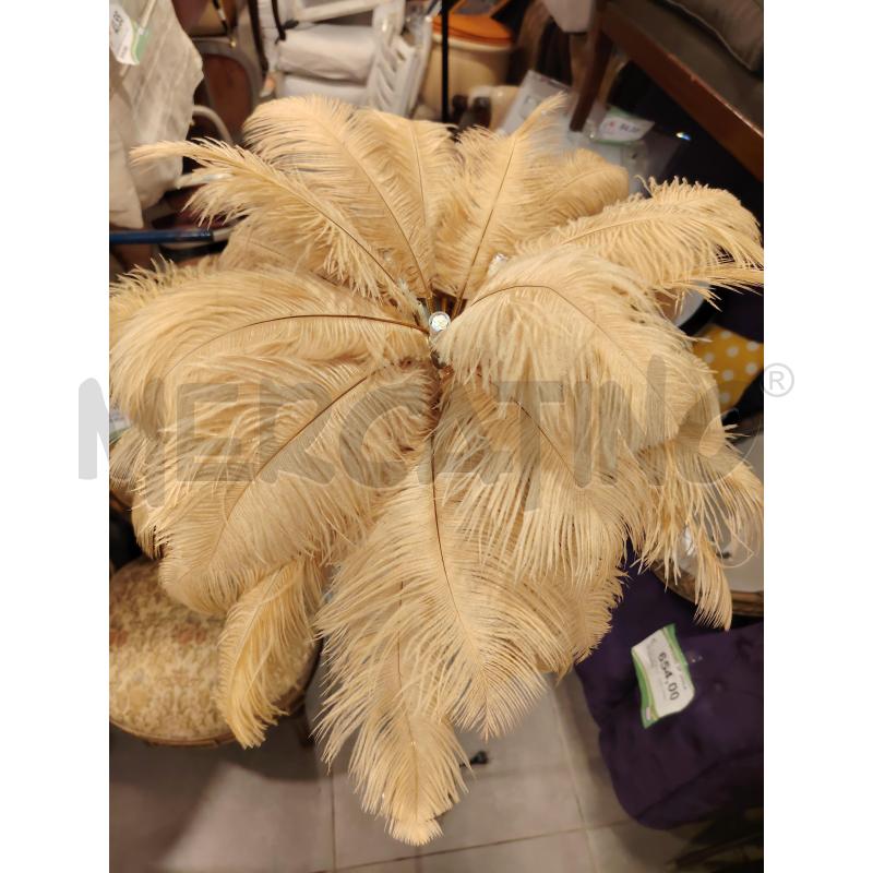 LAMPADA DA TERRA PIUME D | Mercatino dell'Usato Roma eur 2