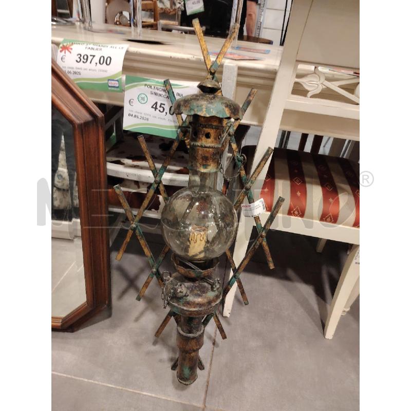 LAMPADA FERRO ANNI 50 | Mercatino dell'Usato Roma eur 1