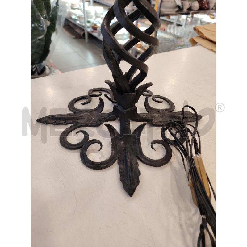 LAMPADA FERRO BATTUTO CAPP/VETRO  | Mercatino dell'Usato Roma eur 3