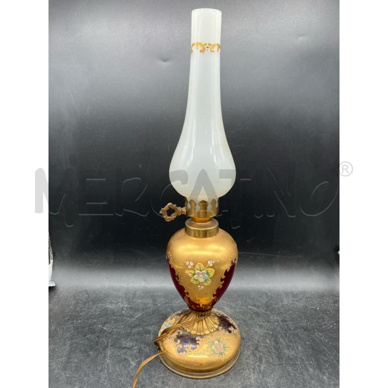 LAMPADA MURANO ROSSA  | Mercatino dell'Usato Roma eur 1