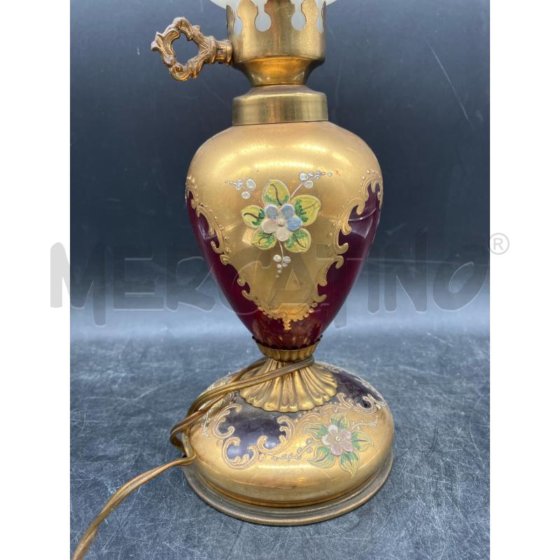 LAMPADA MURANO ROSSA  | Mercatino dell'Usato Roma eur 2