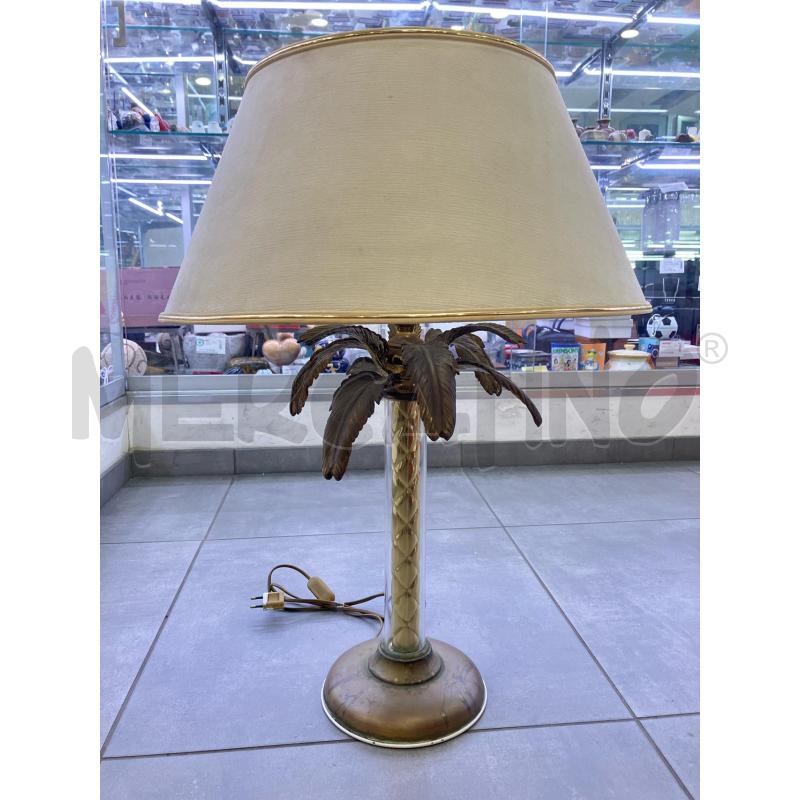 LAMPADA PALMA BRONZO ANNI 70 | Mercatino dell'Usato Roma eur 1