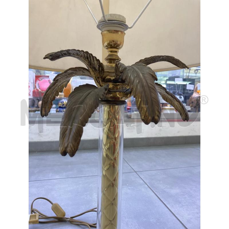 LAMPADA PALMA BRONZO ANNI 70 | Mercatino dell'Usato Roma eur 2
