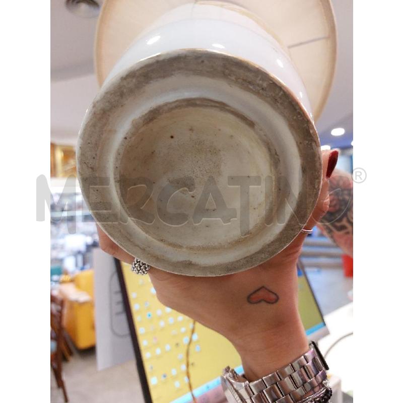 LAMPADA VECCHIA PARIGI DEC FLOREALI E ORO ZECCHINO + ACC   | Mercatino dell'Usato Roma eur 5