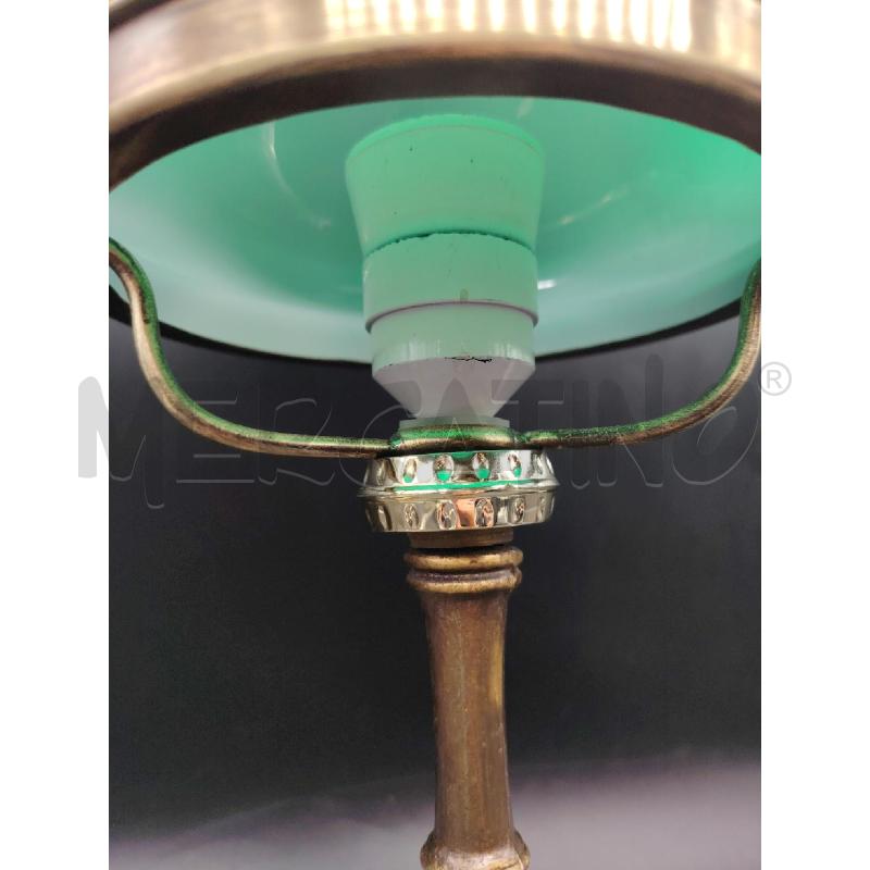 LAMPADA VETRO VERDE BASE ARG  | Mercatino dell'Usato Roma eur 4