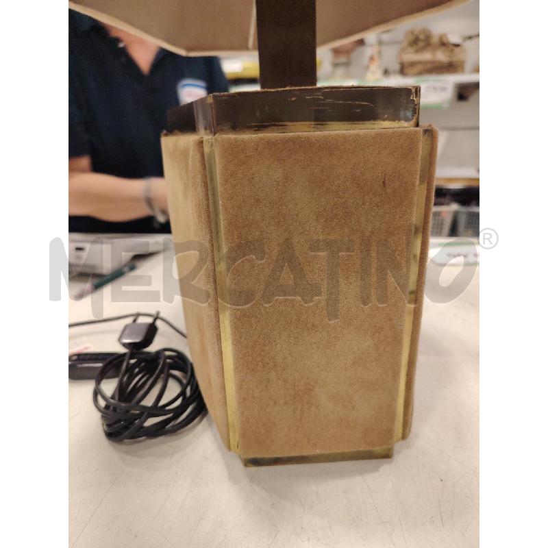 LAMPADA VINTAGE VELLUTO ANNI 70 | Mercatino dell'Usato Roma eur 2