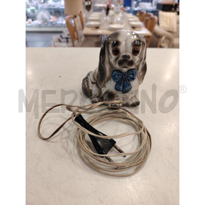 LAMPADA  CANE IN CERAMICA VINTAGE | Mercatino dell'Usato Roma eur 1