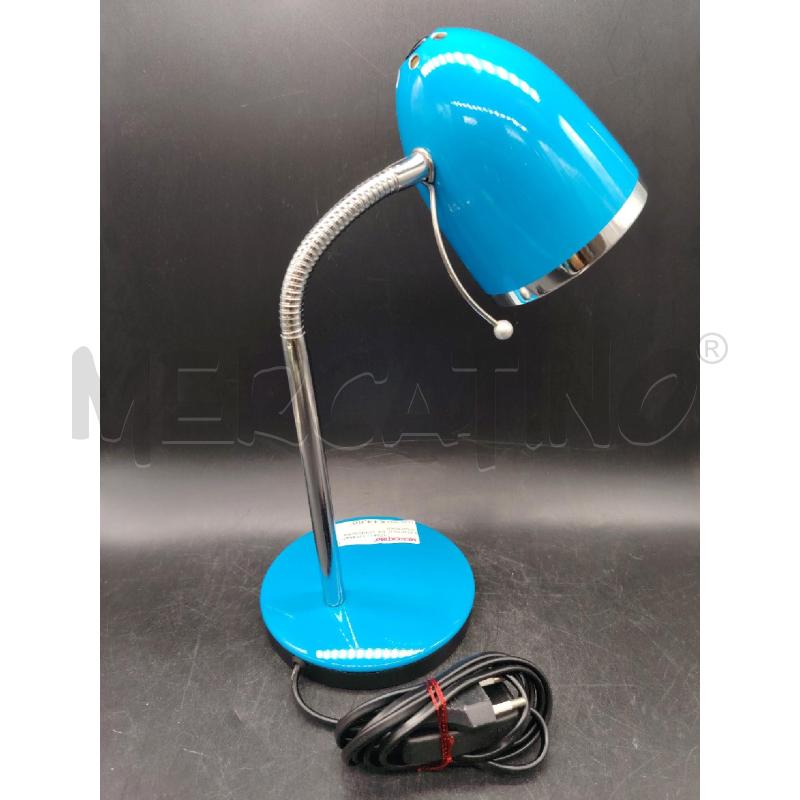 LAMPADA  DA SCRIVANIA AZZURRA  | Mercatino dell'Usato Roma eur 1