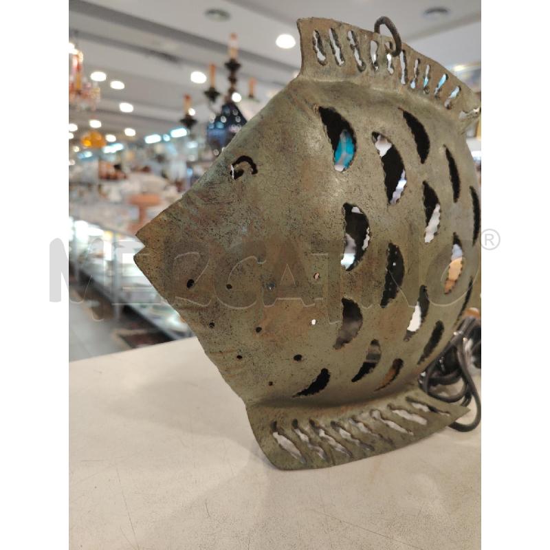 LAMPADA  PESCE MET  | Mercatino dell'Usato Roma eur 2