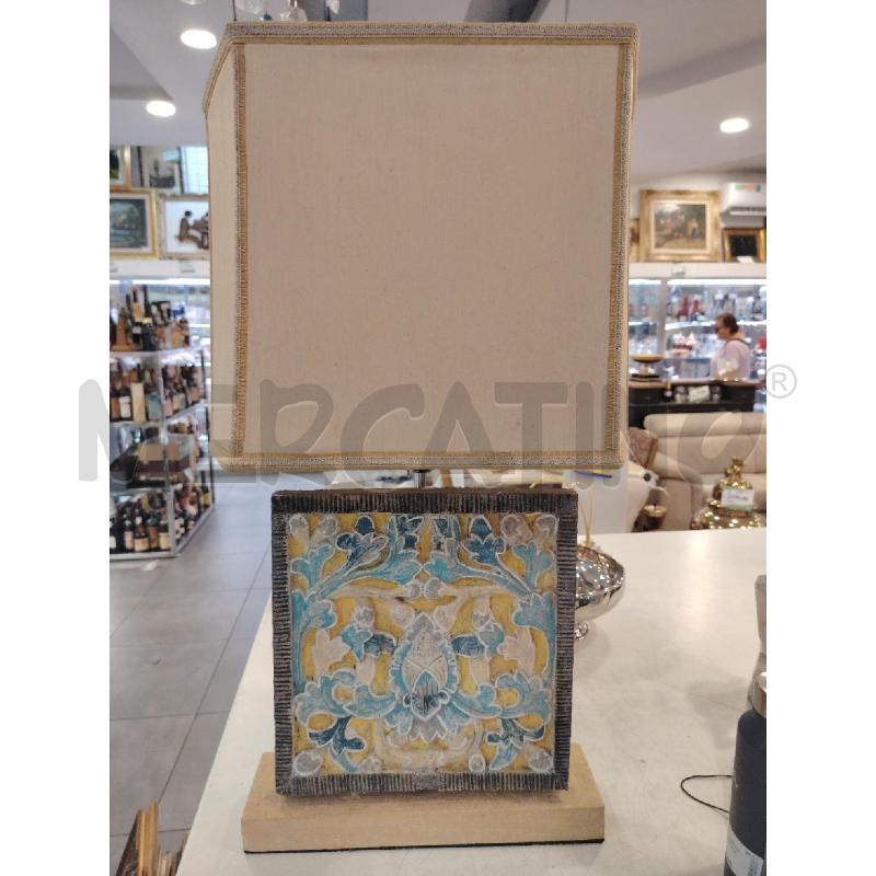 LAMPADA  PLACCA LEGNO COLOR | Mercatino dell'Usato Roma eur 1
