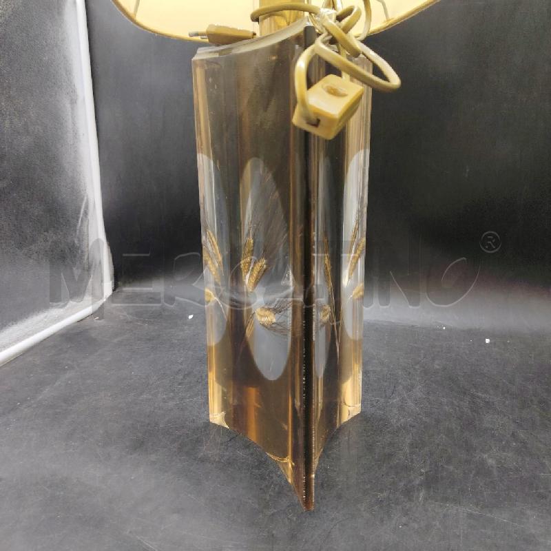 LAMPADA  PLEXI INCLUSIONI PIERRE GIRAUDON  | Mercatino dell'Usato Roma eur 3