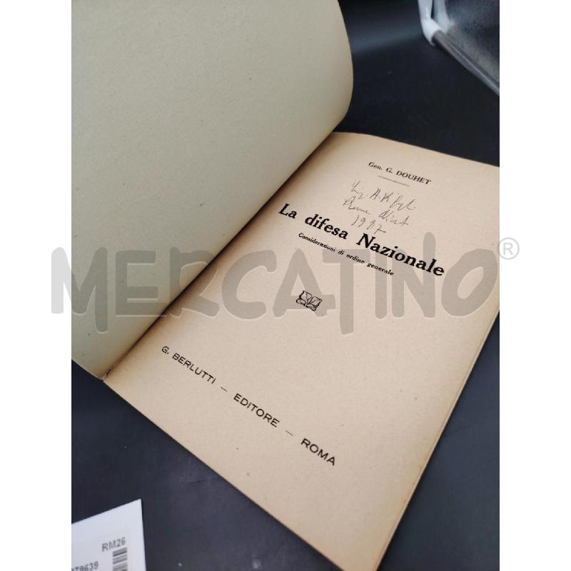 LA DIFESA NAZIONALE 1925 | Mercatino dell'Usato Roma eur 3