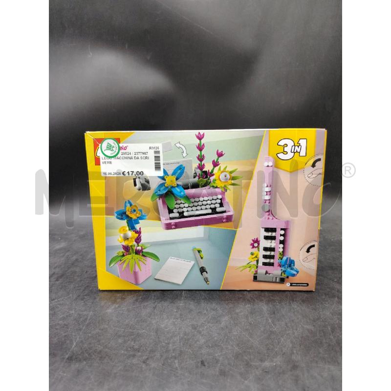 LEGO MACCHINA DA SCRIVERE | Mercatino dell'Usato Roma eur 2