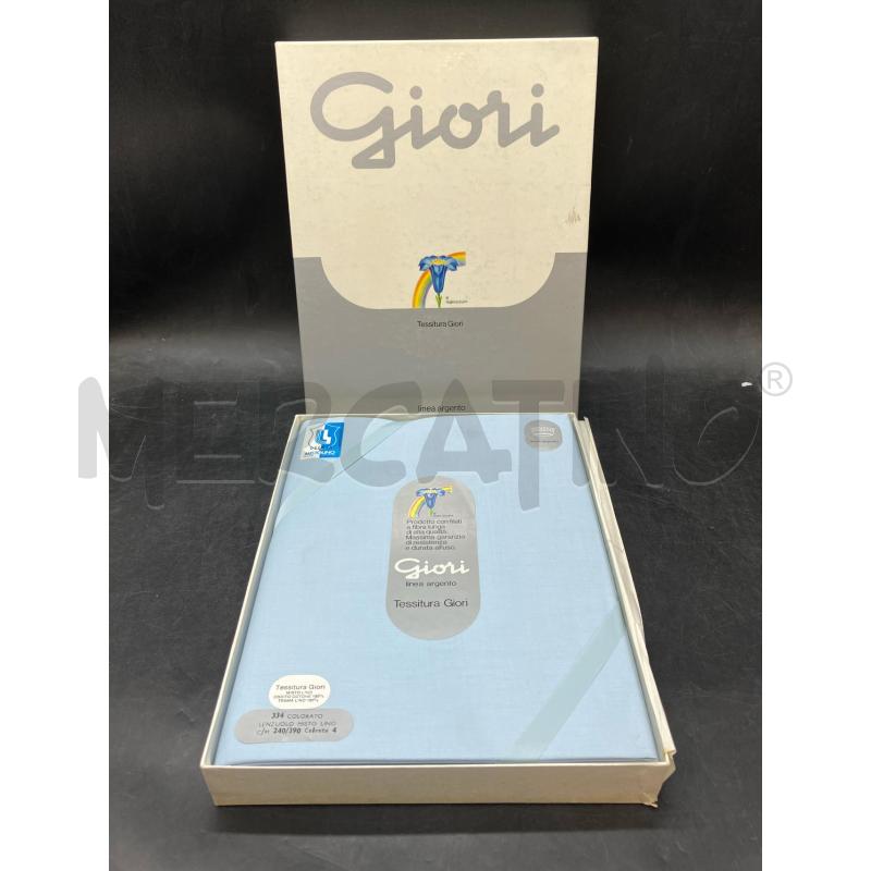 LENZUOLO MATRIMONIALE LINO AZZ | Mercatino dell'Usato Roma eur 1