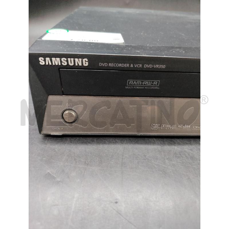 LETTORE VHS DVD SAMSUNG VR-350 + TELECOMANDO | Mercatino dell'Usato Roma eur 2